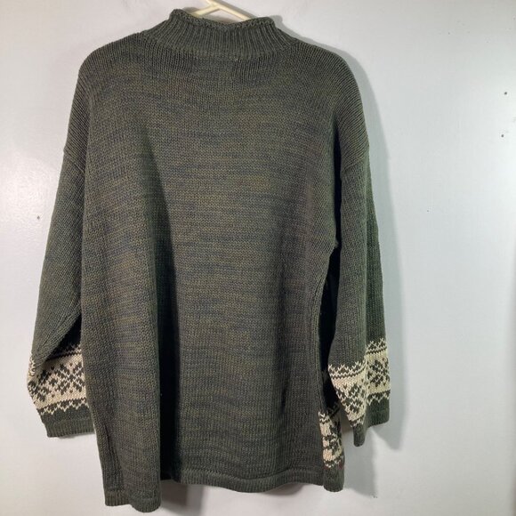 Womens Vintage 80s Tiara Floral Sweater Cottagecore 18/20 Ramie Cotton Other Gre - Picture 2 of 8